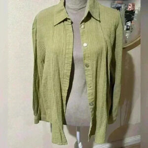 Princess Polly MAHALIA SHIRT GREEN